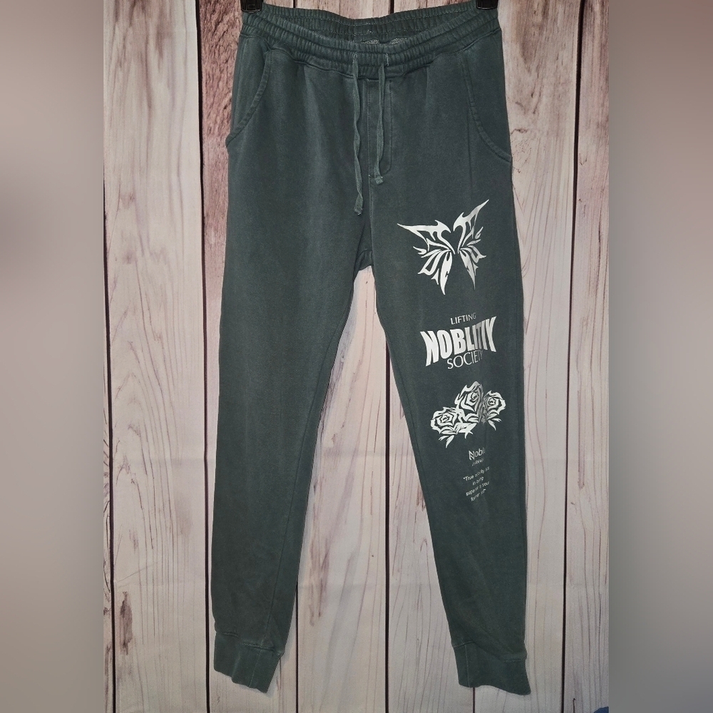 Independent Trading Co. Womens Sage Green Lifting Joggers Size XS